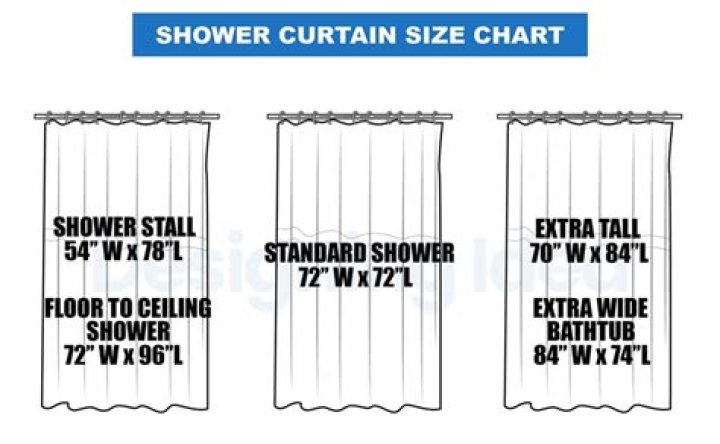 What is an extra long shower curtain length?