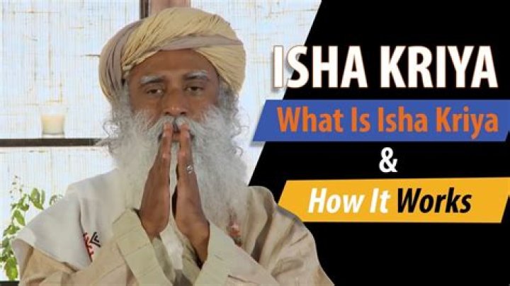 What is Isha Kriya?
