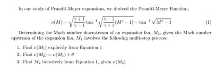 What is Prandtl-Meyer relation?