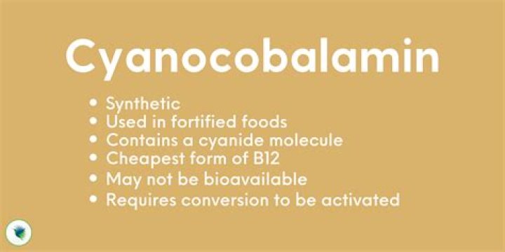 What is the action of cyanocobalamin?