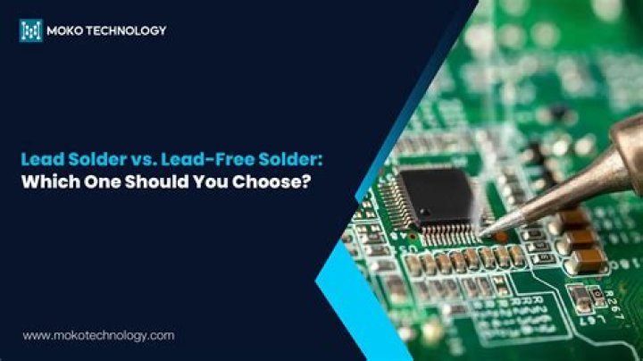 What is the composition of lead-free solder?