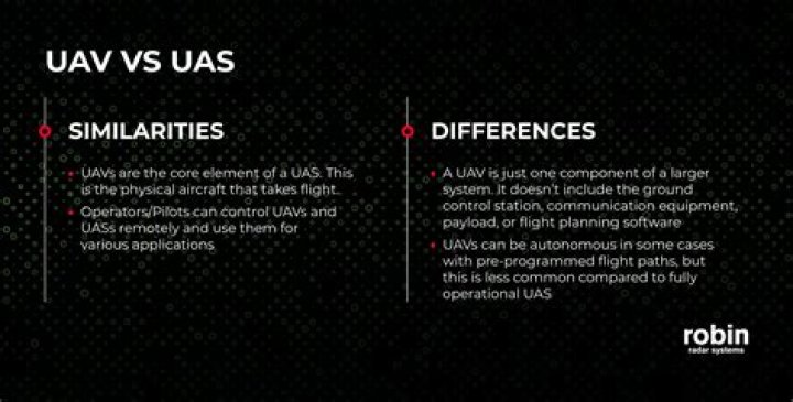 What is the difference between UA and UAS?