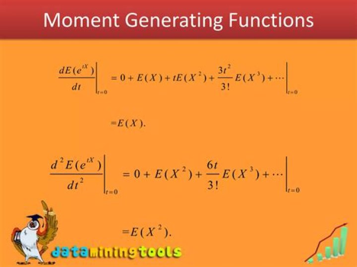 What is the formula of moment generating function?