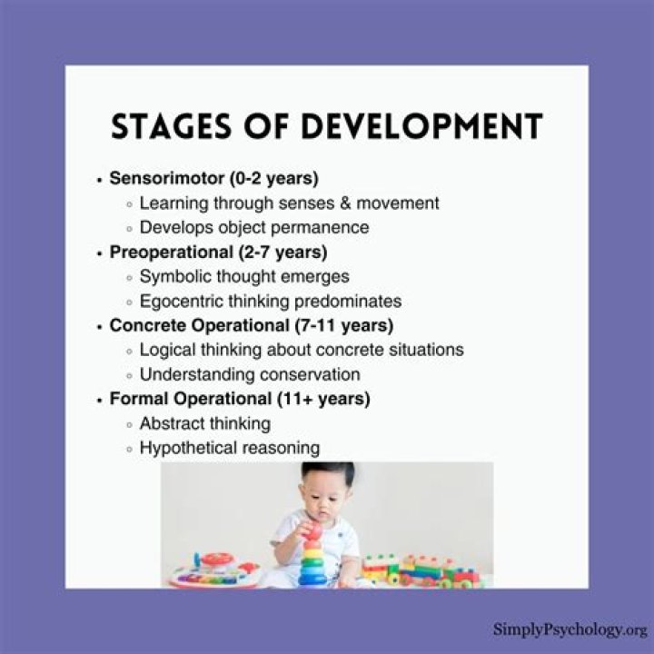 What is the intellectual development of an infant?