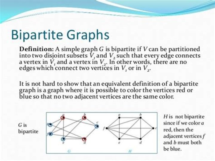 What is the meaning of bipartite graph?