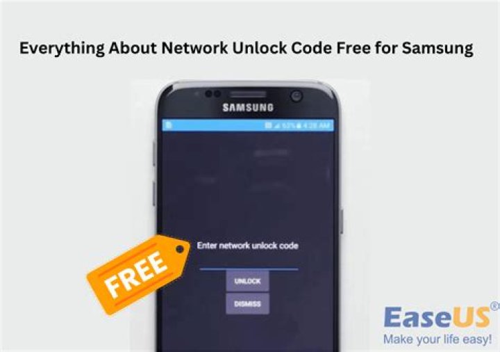 What is the network unlock code for a Samsung Galaxy?
