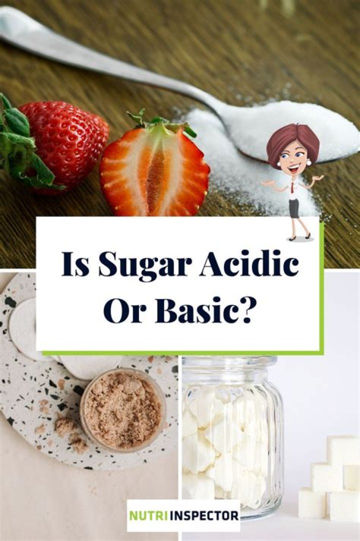 What is the pH of sugar water?