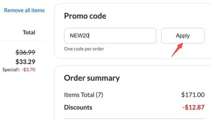 What is your promotional code?