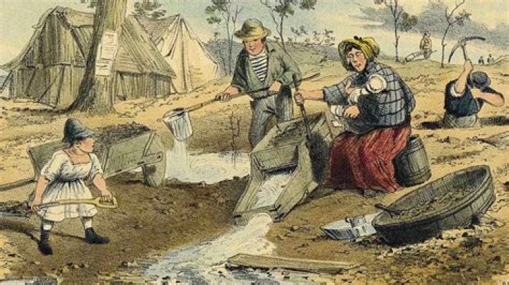 What kind of music was popular during the Gold Rush?
