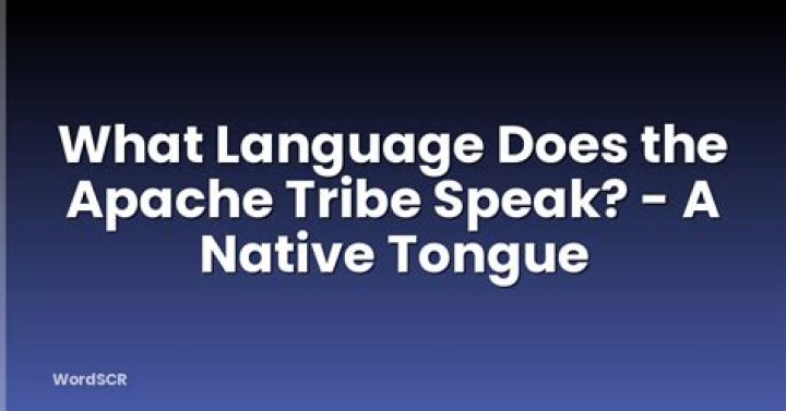 What language does the Zuni tribe speak?