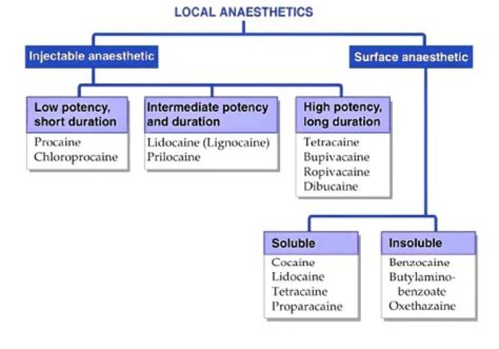 What medications interact with local anesthesia?