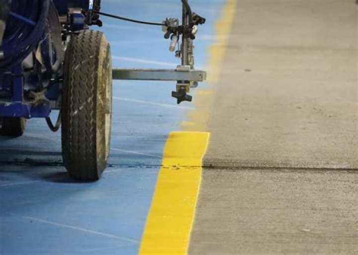 What paint do they use for road markings?