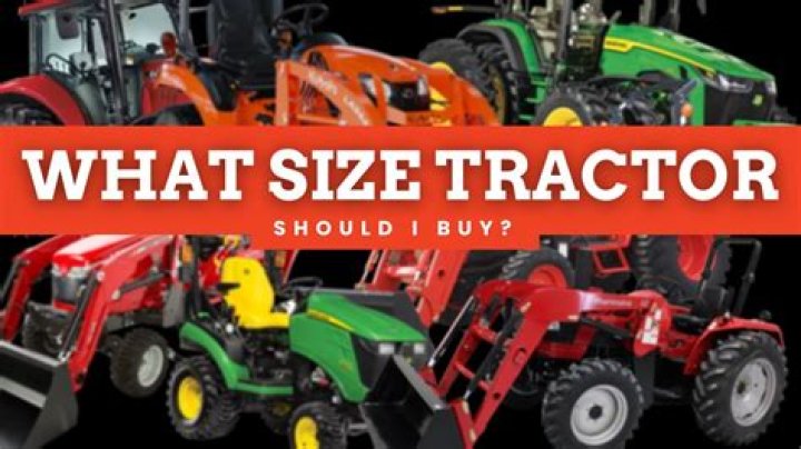 What size tractor do I need to mow 3 acres?