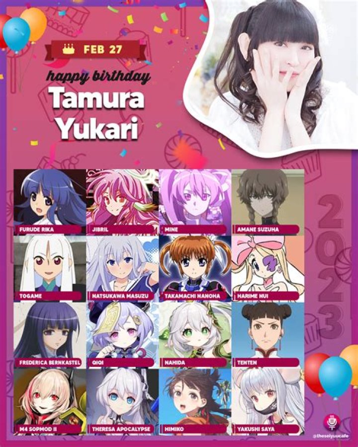 Who did Yukari Tamura voice?