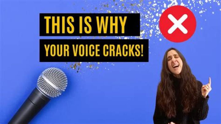Why does my voice crack when I sing?
