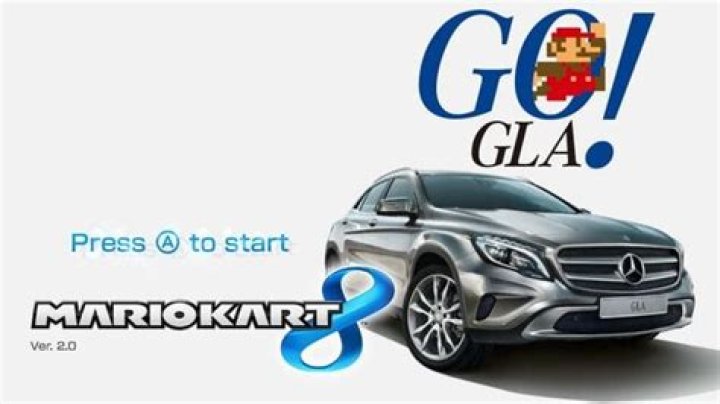 Why is the Mercedes GLA in Mario Kart 8?
